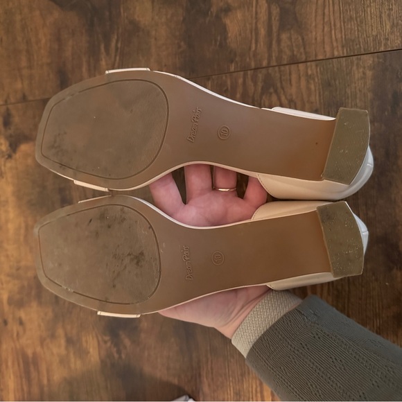 DREAM PAIRS Women's Chunk Low Heel Pump Sandals - Picture 6 of 11